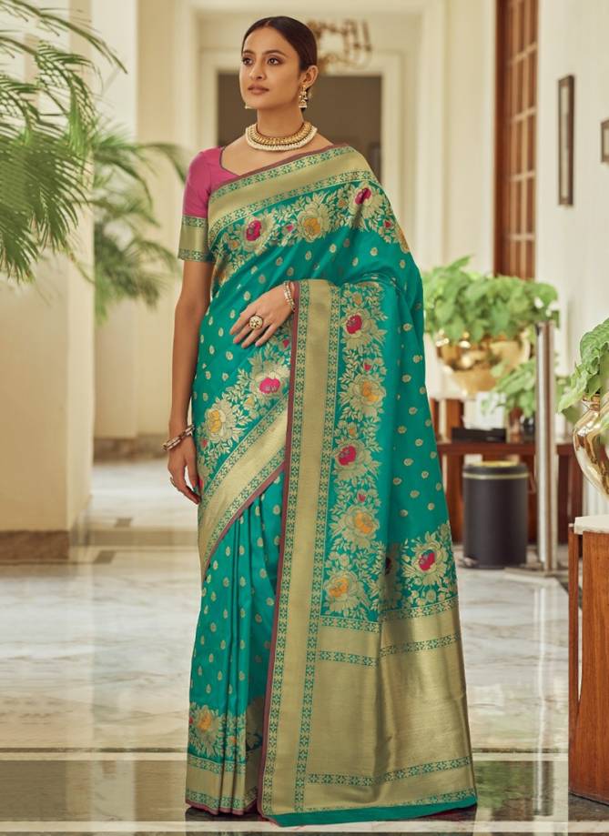 Rajyog Anubhuti Weaving Heavy Festive Wear Silk Latest Designer Saree Collection